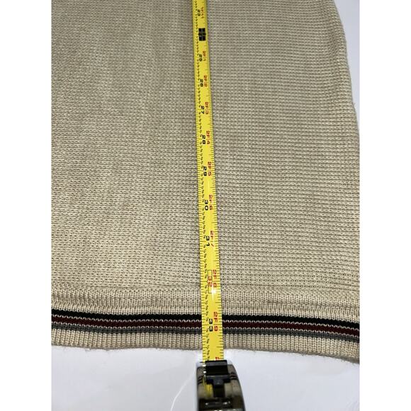 COOGI Australia Down Under Blue Vintage Panel Stripe Navy Gray Sweater XXL - Picture 6 of 9